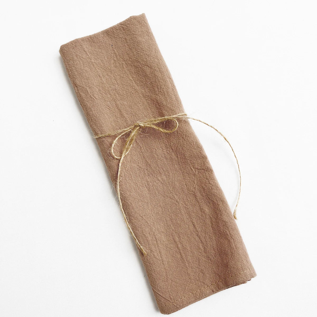 Lot 12 Serviettes de table en coton couleur claire 30x45