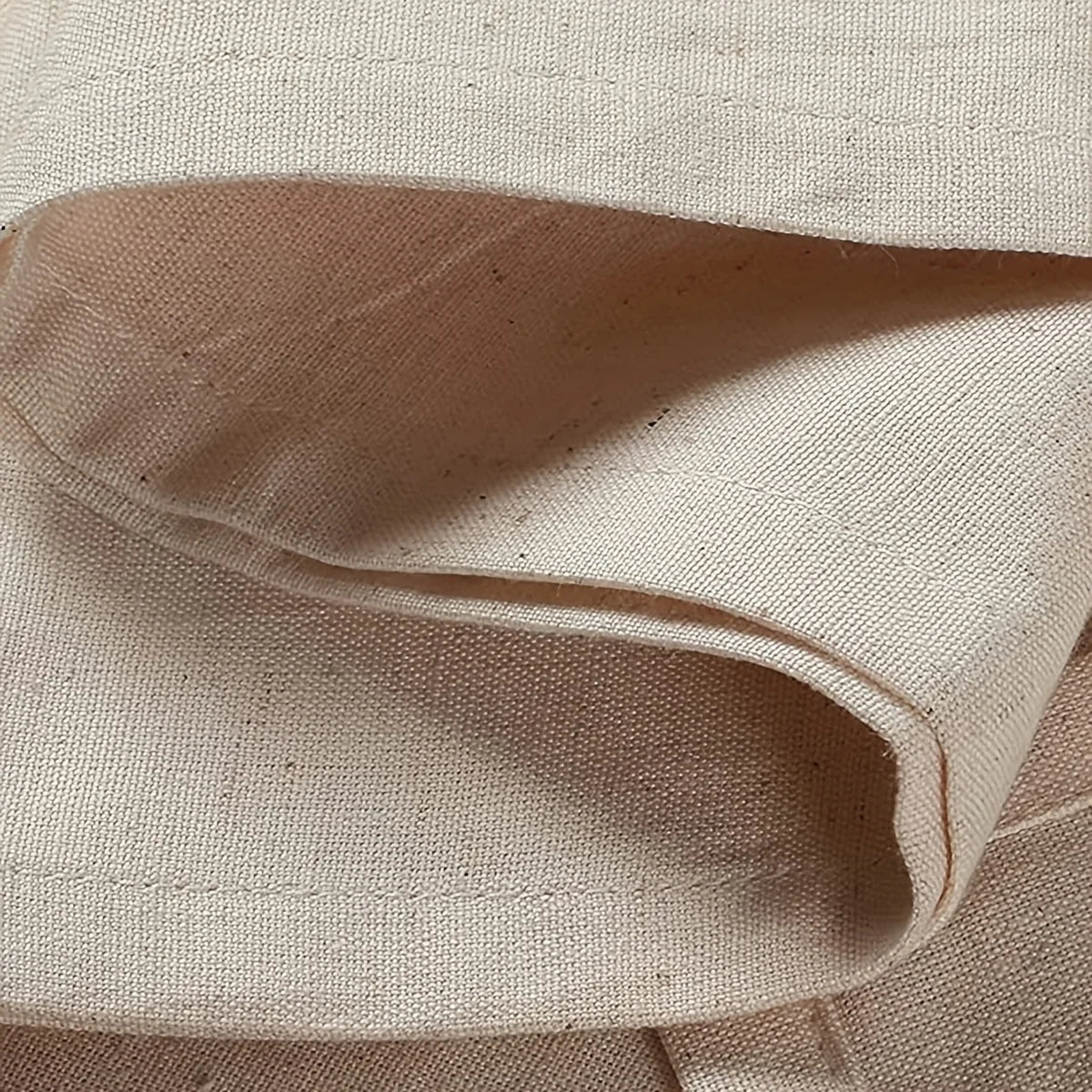 Lot 6 Serviettes table beige en polyester 45x45