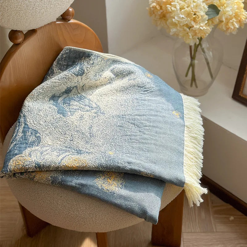 Serviette de Bain Jacquard motif Nuit