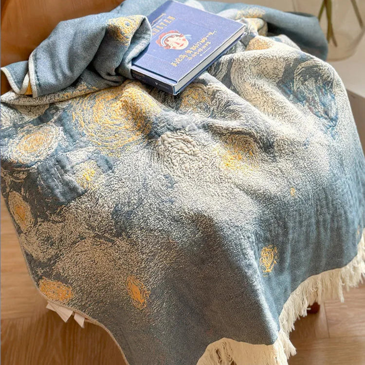 Serviette de Bain Jacquard motif Nuit
