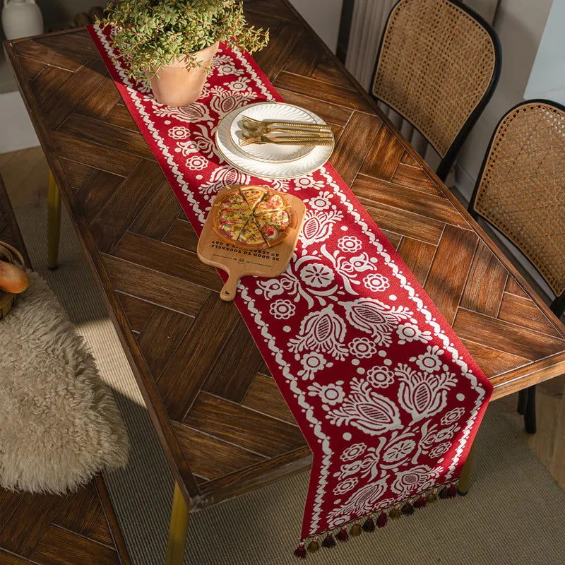 Chemin Table Jacquard - Maison Cocon