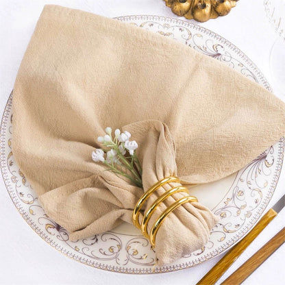 Lot 12 Serviettes de table en coton couleur foncée 30x45