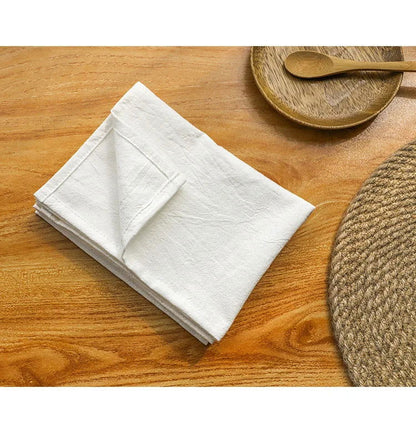 Lot 12 Serviettes de table en coton couleur foncée 30x45