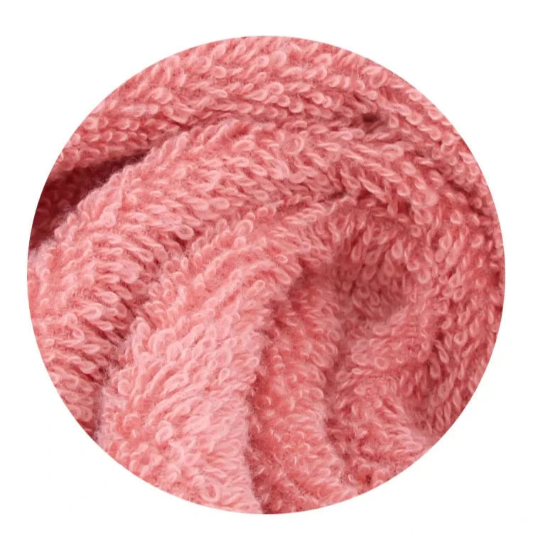 Lot 3pcs Essuie main, Serviette et Drap de bain en coton doux éponge 5 coloris naturels 360Gr