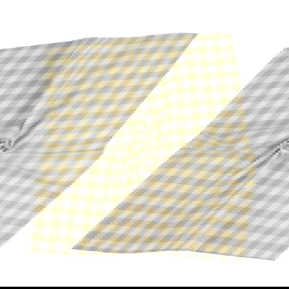 Lot de 12 serviettes de table en polycoton Tartan 40x40