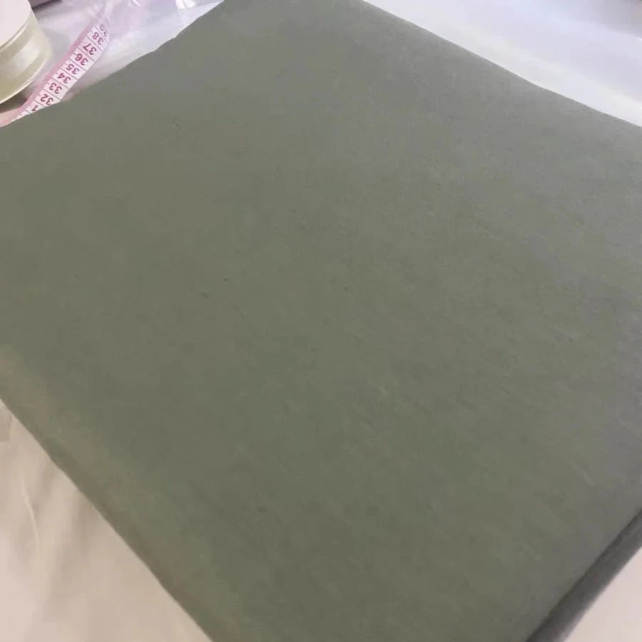 Lot de 4 grands torchons de cuisine en lin français coloris 35x55