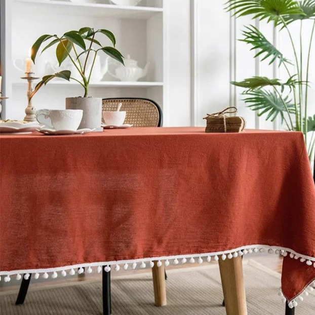 Nappe Terracotta en coton