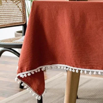 Nappe Terracotta en coton