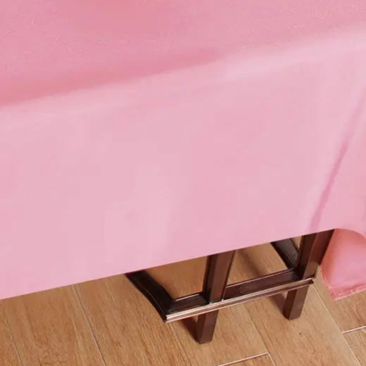 Nappe anti-tâche en polyester rose