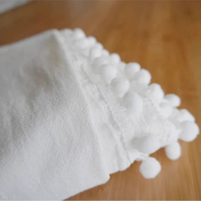 Nappe blanche en coton