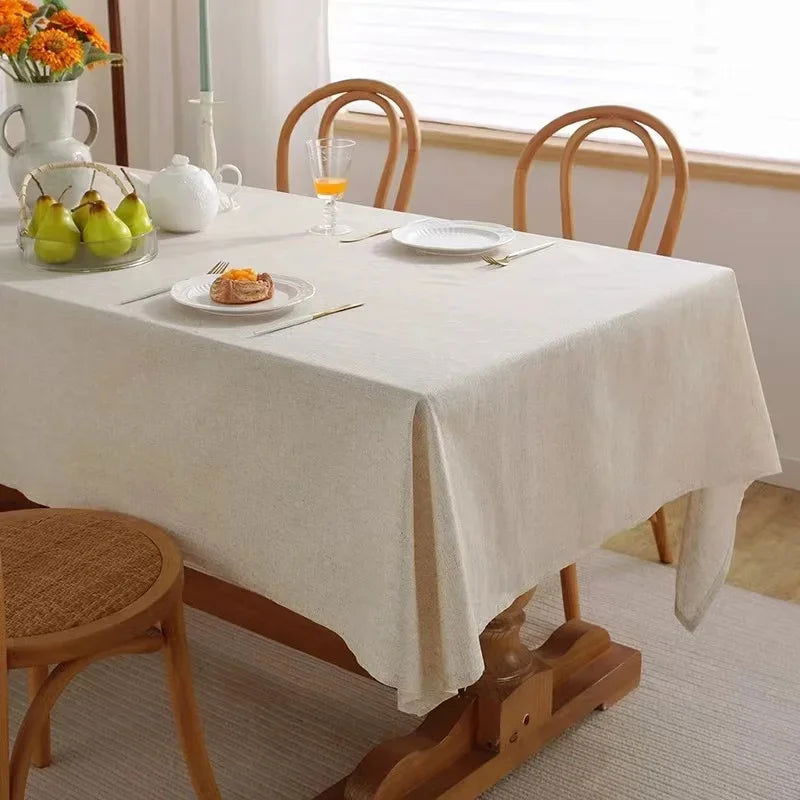 Nappe coton beige