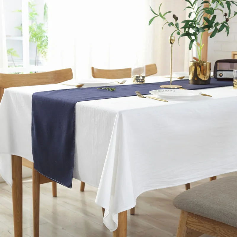 Nappe coton blanche