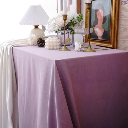 Nappe en coton unie carrée coloris