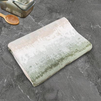 Serviette de bain en coton épais Jacquard 3 coloris (76x140)