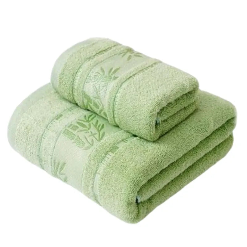serviettes de toilettes ou bain en fibre de bambou