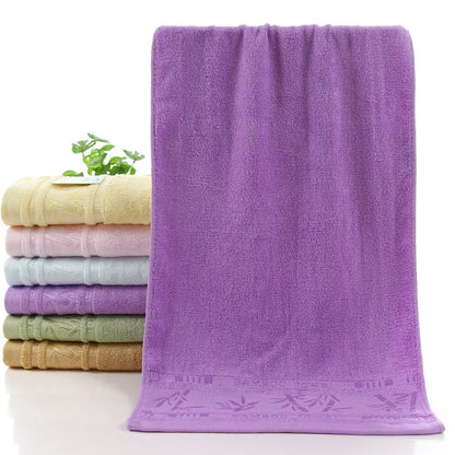 serviettes de toilettes ou bain en fibre de bambou